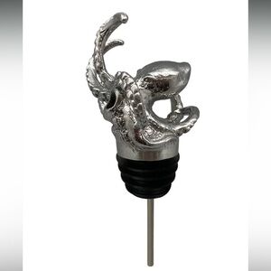 Silver Octopus Wine Bottle Pourer